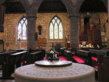 View Across the Nave from the Font