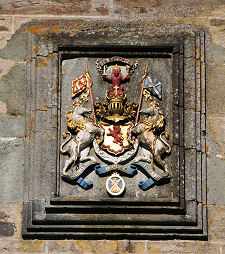 Royal Crest on Front Wall