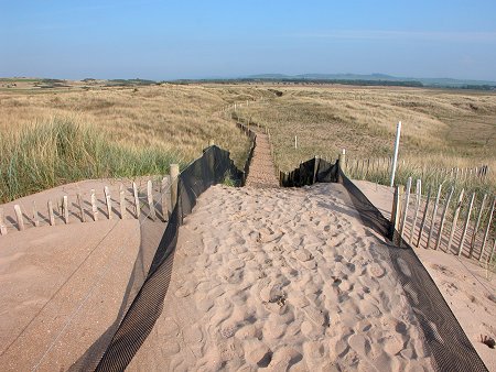 Looking Back Along the Path from Aberlady Bay Dunes