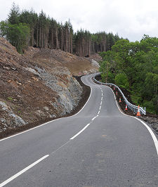 Brand New Road on Drynie Hill