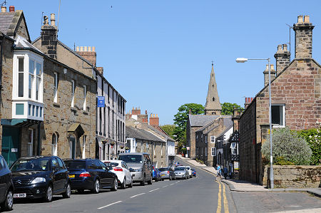 Looking Along Northumberland Street in Alnmouth