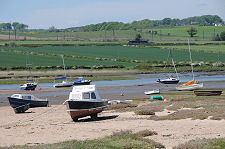 Boats in the River Aln