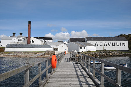 Lagavulin Distillery from its Pier