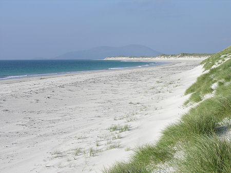 The Vast Beach on Berneray's More Remote West Side