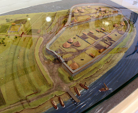 Model of the Fort in the Burghead Visitor Centre