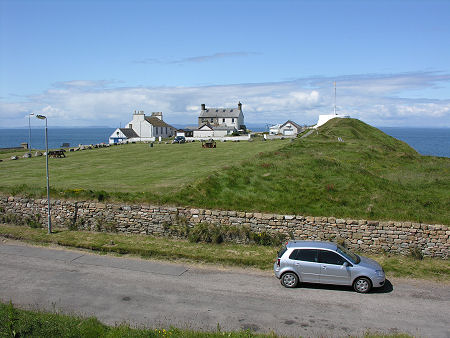Looking  Over the Site of the Upper Ward or Citadel from Doorie Hill