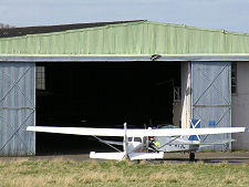 Hangar at Kirknewton Airfield