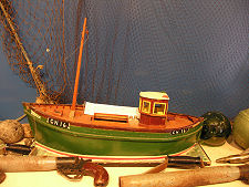 Model of a Fishing Boat
