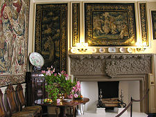 The Fireplace in the Dining Room