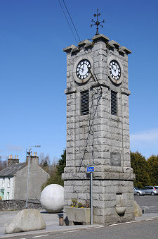 Clocktower in Adamson Square