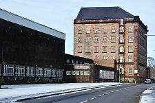 The Distillery Under Snow