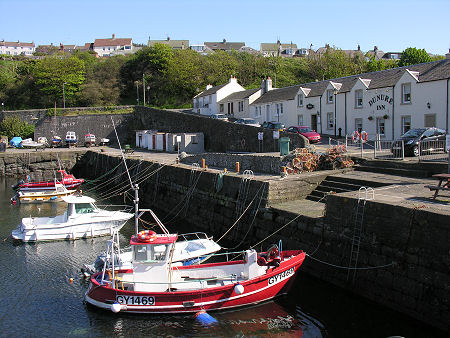 Dunure Harbour and the Dunure Inn