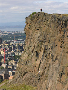 Closer View of Salisbury Crags