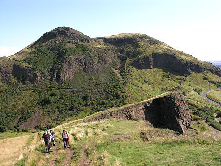 Looking Towards Arthur's Seat from the Top of Salisbury Crags