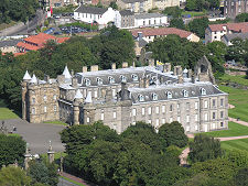 Holyrood Palace & Abbey from Above