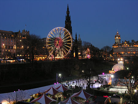 Princes Street Gardens in the Winter