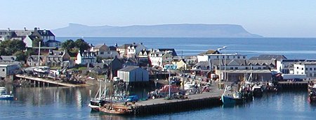 Eigg Seen Over  Mallaig