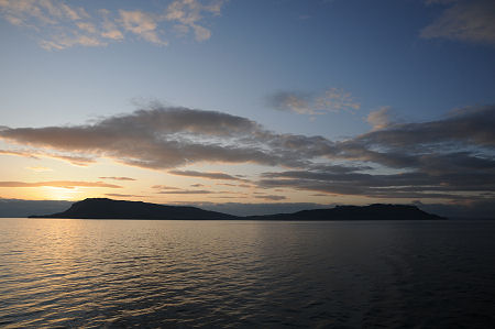 Sunrise Over Eigg Seen from the West