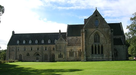 Pluscarden Abbey from the East
