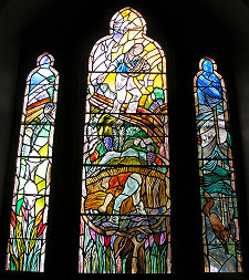 Stained Glass in the West Transept