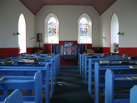 Interior of the Chapel, Looking West