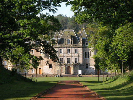 Callendar House from the North in early Morning Sunlight
