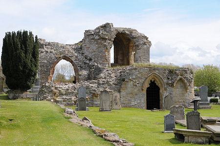 Kinloss Abbey Ruins from the West
