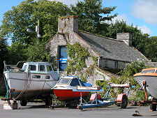 Boats in the Village Car Park