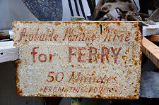 Waiting Time Sign: Ballachulish Ferry