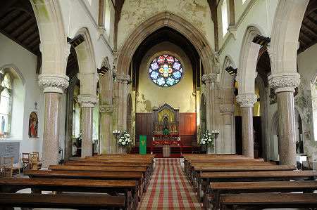 Interior of the Church, Looking Towards the Altar