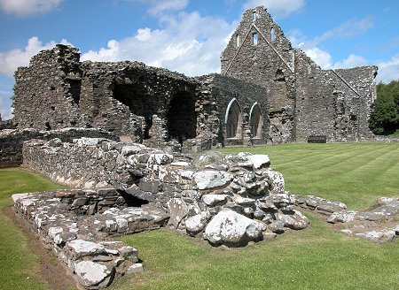 Glenluce Abbey from the South-East