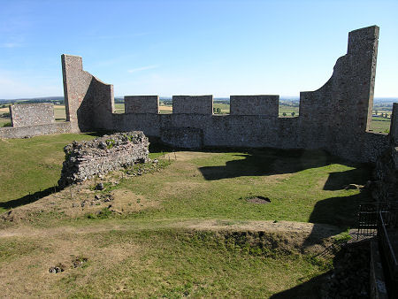 Interior of Hume Castle, Looking East