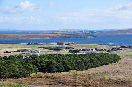 Lyness and Scapa Flow Seen from the HQ and Communications Centre on Wee Fea