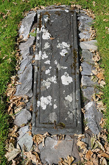 Grave Slab with Sword Engraving