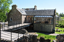 Visitor Centre from Abbey