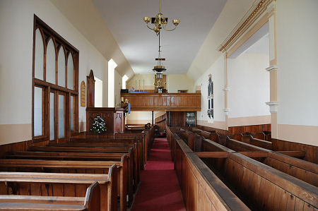 Interior of the Kirk, Looking West