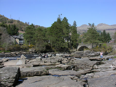 The Falls of Dochart With Less Water in the River