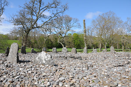 Main Stone Circle at Temple Wood
