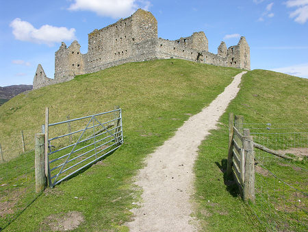 Ruthven Barracks from the Approach Path
