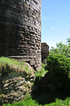 West Tower and Rock Cut Ditch