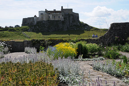Lindisfarne Castle from the Gertrude Jekyll Garden