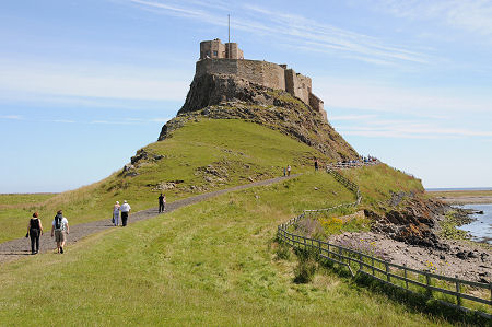 Lindisfarne Castle from the West