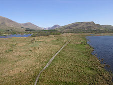 The Ancient Approach from the East: note how well established the track is