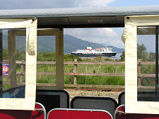 Ferry and Train Carriage
