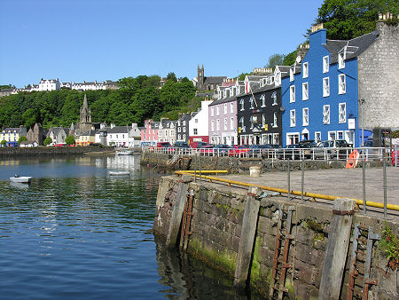 Tobermory Harbour and Main Street from the Mishnish Pier