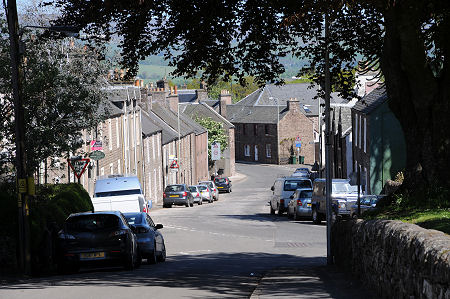 Looking Down Muthill's Main Street from the South