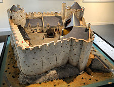 Model of Castle in Visitor Centre