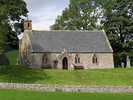 Lyne Church Seen from the A72