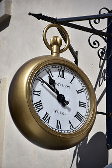 T Paterson Jeweller's Clock