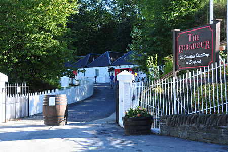 Edradour Distillery Seen from the Road